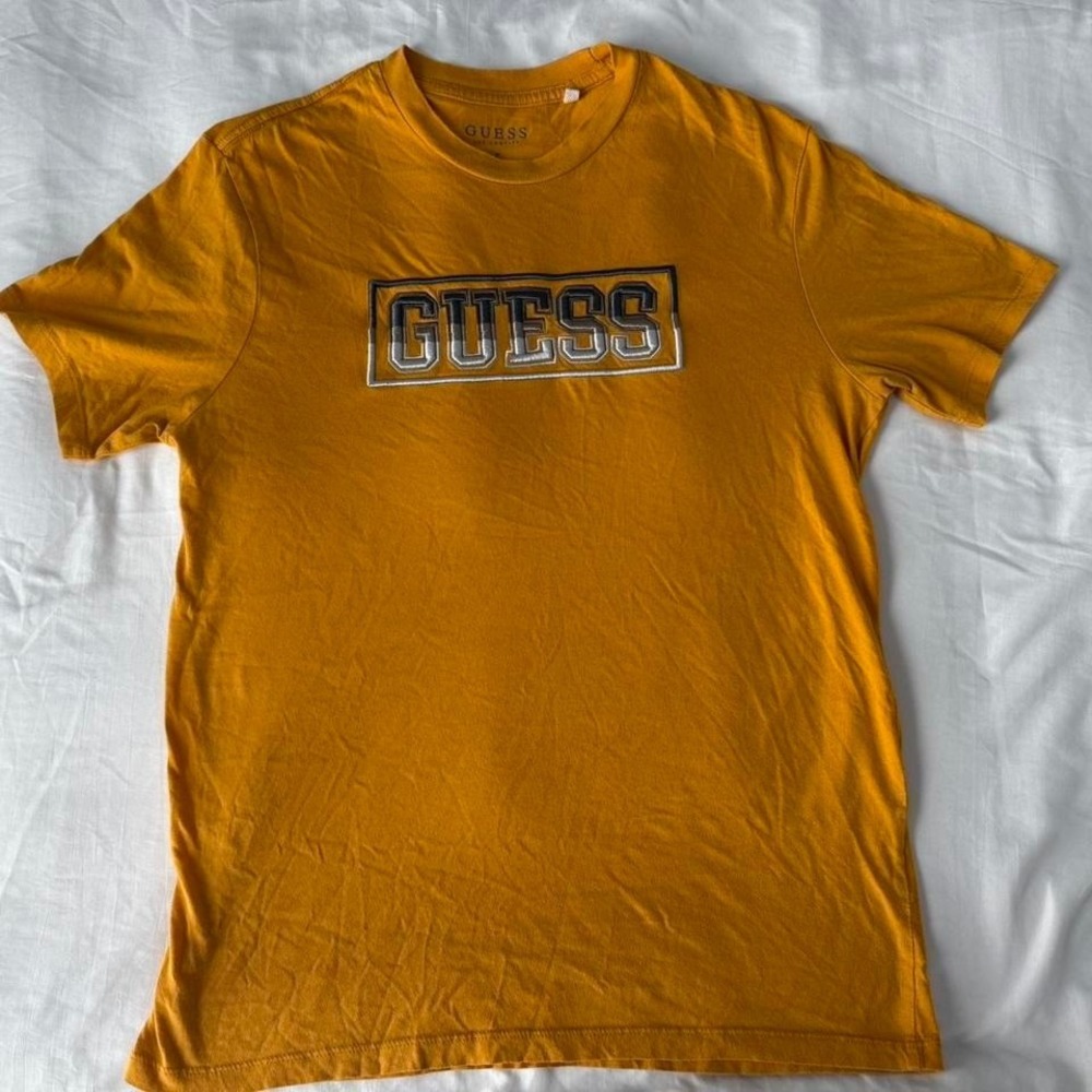 Guess Yellow Shirt Size Small